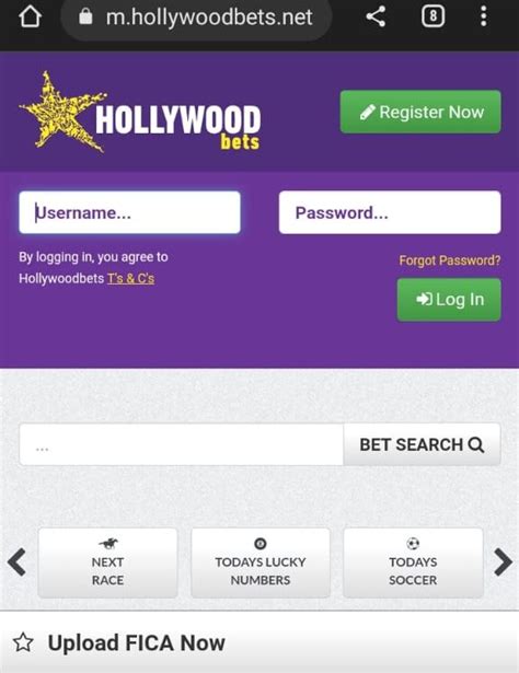 hollywood bet login mobile,hollywoodbets login